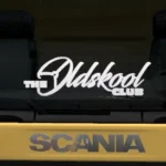 Scania RJL The OldSkool Club Sticker 1.48