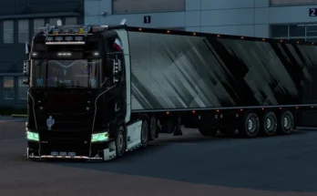 Scania s black poland [Trailer] TruckrsMp 1.48