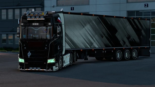 Scania s black poland [Trailer] TruckrsMp 1.48