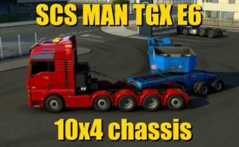 SCS MAN TGX E6 10x4 Chassis v1.0 1.48