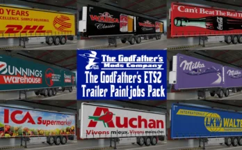 The Godfather's ETS2 Trailer Paintjobs Pack v1.0