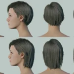Enhanced Hairstyle - Extended Hair 17 (Bob) V1.0