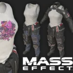 Mass Effect N7 Tank Top and No Bras In Space (Elbow Grease Gear and Engineering Outfit Retexture) V1.2