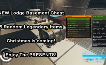 NEW Lodge Chest With 5 Legendary Items - Christmas Is Coming V1.0