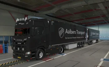 Aalbers Transport SCS Scania NG Truck + Trailer Skin 1.48.5