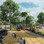 Map Sumsel X Map Mii V0.1 ETS2 1.40 - 1.48
