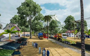 Map Sumsel X Map Mii V0.1 ETS2 1.40 - 1.48