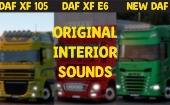Paccar MX 13 for DAF (Original Interior Sounds) v3.1 1.48.5