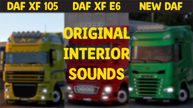 Paccar MX 13 for DAF (Original Interior Sounds) v3.1 1.48.5