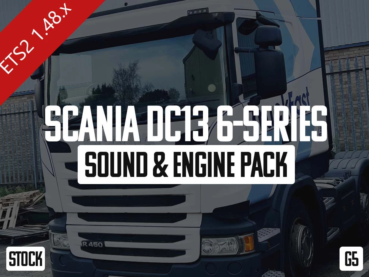 Scania DC13-6 Series Sound & Engine Pack v1.0 1.48.5