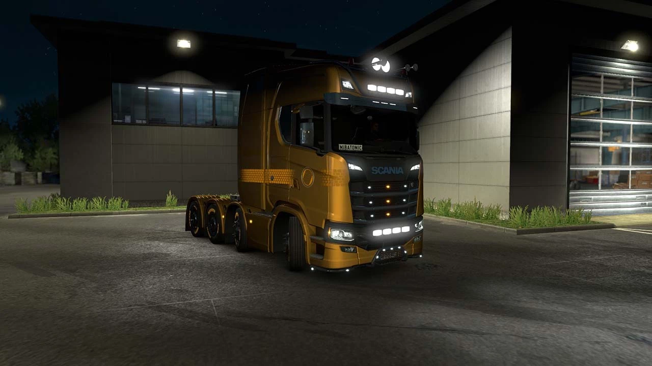 SCANIA DC13 & DC16 V8 Engine Sound Realistic 1.48.x