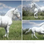 Andalusian Cremello Horses V1.0
