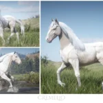 Andalusian Cremello Horses V1.0