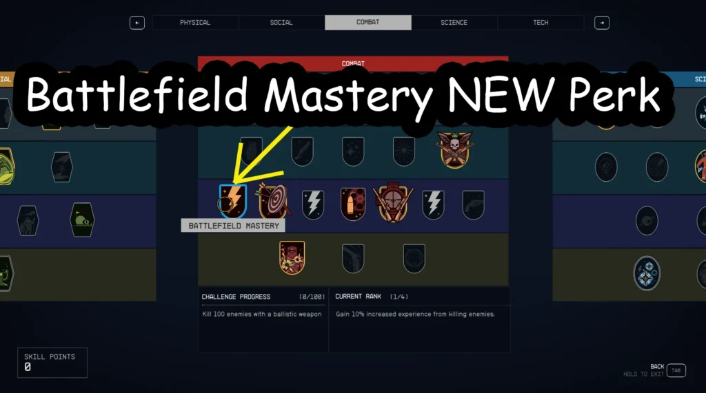 Battlefield Mastery - NEW Standalone Perk V1.0