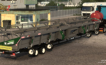MIDWEST DURUS COMBINES HEADERS TRAILERS ETS2 1.49.x