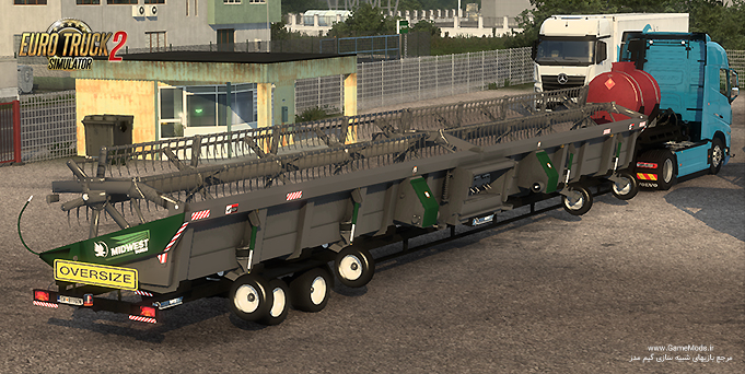 MIDWEST DURUS COMBINES HEADERS TRAILERS ETS2 1.49.x