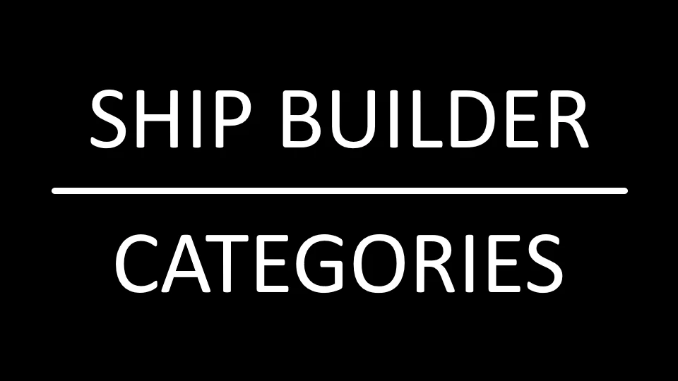 Ship Builder Categories V1.1