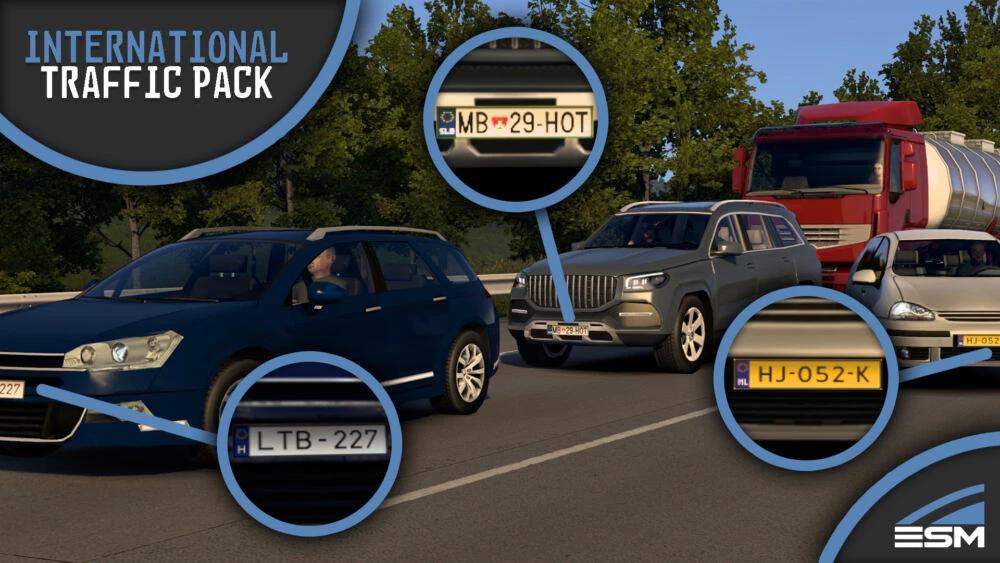 International Traffic Pack by Elitesquad Modz – Vanilla Edition V1.0 1.49