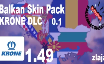 KRONE DLC Balkan Real Skin Pack v0.1