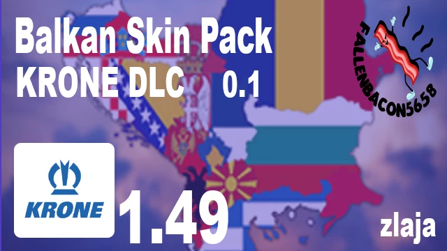 KRONE DLC Balkan Real Skin Pack v0.1