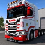 MEGA Transporter skin for Scania S v1.0