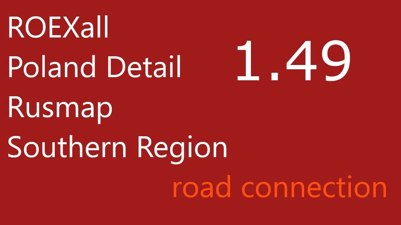 Roex, Rusmap, PDAM & SRMap Road Connection 1.49
