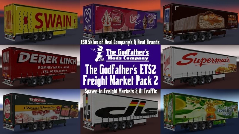 The Godfather's ETS2 Freight Market Pack 2 v1.2
