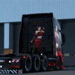 Volvo FH12 (Pendragon) Momiji Red Wedding Dress Skin By Zen Workshop 1.48