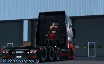 Volvo FH12 (Pendragon) Momiji Red Wedding Dress Skin By Zen Workshop 1.48