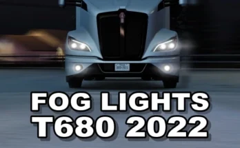 FOG LIGHTS FOR THE KENWORTH T680 2022 V1.0 1.49