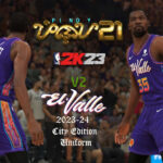 NBA 2K24 Phoenix Suns 23-24 City Edition Jersey V2