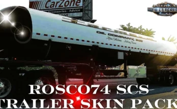 ROSCO74 SCS TRAILER SKIN PACK V1.0 1.49.X