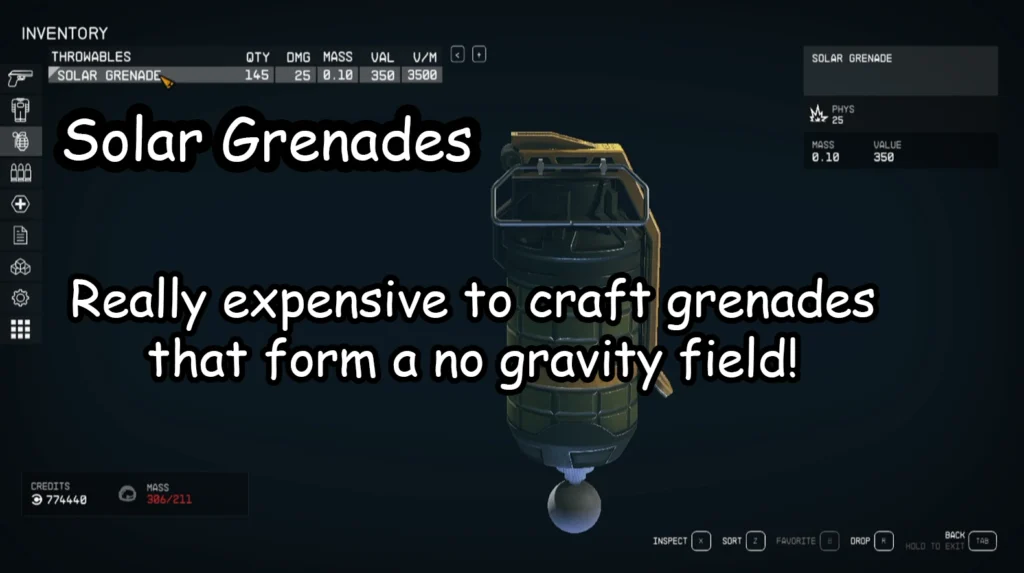 Solar Grenades Mod V1.0