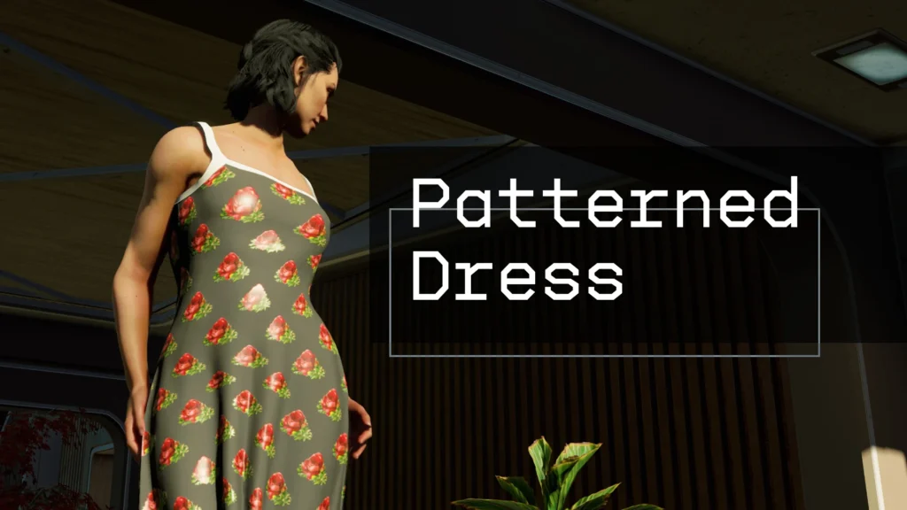 Standalone Patterned Dress V1.0