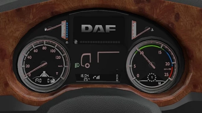 DAF XF 105 Custom Dashboard 1.49