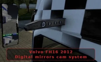 Digital Mirrors Cam System for Volvo FH16 2012 1.49