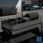 Nicolas Tractomas TR8X8 + Multi-axle Line Large Load Trailer 1.49