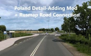 Poland Detail Adding Mod + RusMap 2.49 Road Connection 1.49