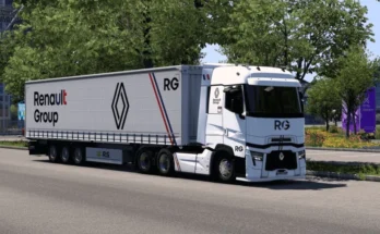Renault Group Skins (Trailer and Renault T Truck) v1.0