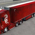 Scania Red White Skin 1.49