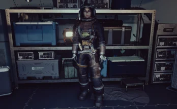 Female Tracker's Alliance Spacesuit Refit