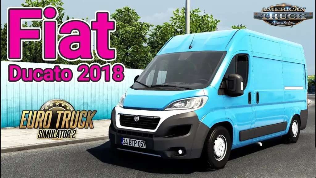 Fiat Ducato 2018 + Interior v1.0 (1.55.x)