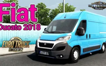 Fiat Ducato 2018 + Interior v1.0 (1.55.x)