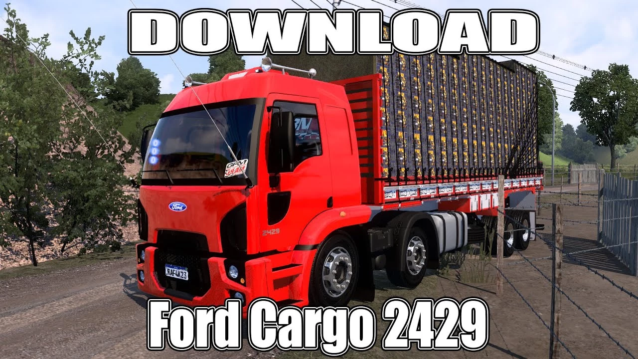 Ford Cargo 2429 Truck + Interior v1.2 (1.49.x)
