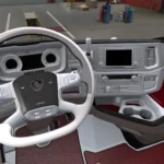 Interior Scania R & S White Red v1.0