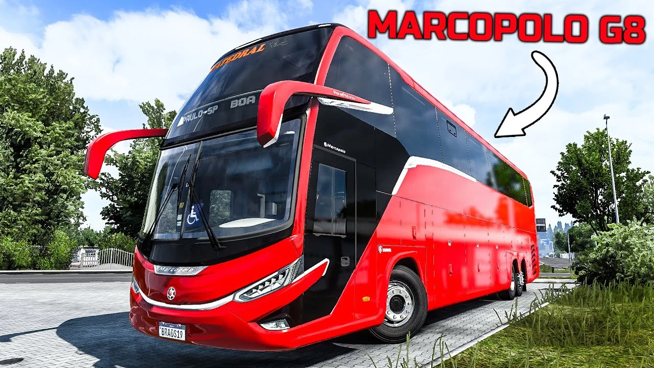 Marcopolo G8 1600 LD Bus + Interior v1.0 1.49.x