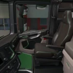 Scania 2016 S & R Black - Green Interior v1.0