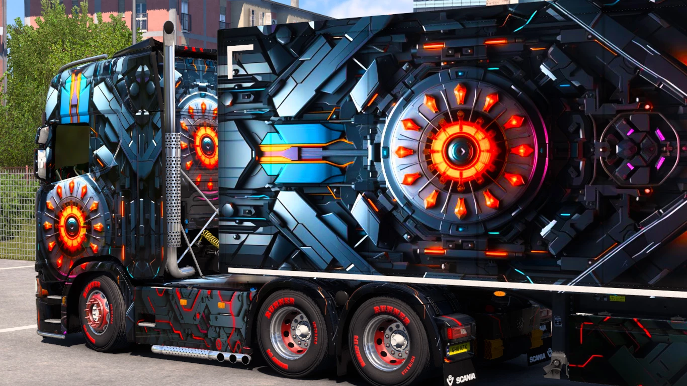 Scania Cybertruck Skin 1.49