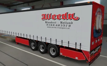 VOGELZANG CURTAIN TRAILER WEEDA TRANSPORT v13.1