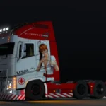 Volvo FH12/16 (Pendragon) Kasumi Nurse Outfit Skin v1.0